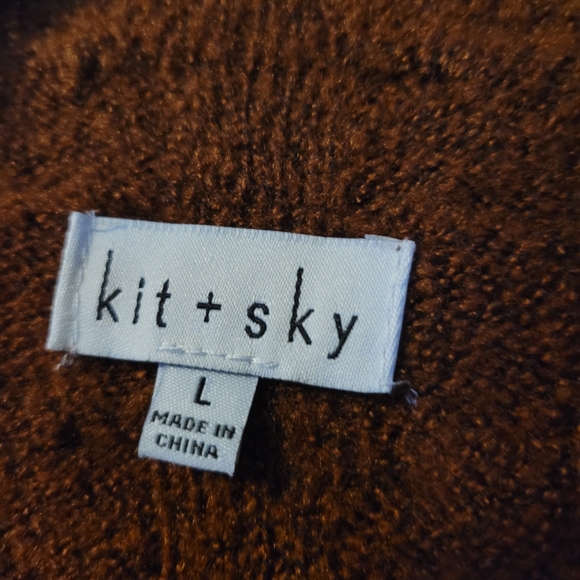 Kit and Sky burnt orange sweater dress - Picture 2 of 2